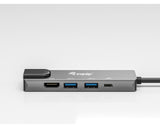 Equip 133489 replicatore di porte e docking station per laptop Cablato USB 3.2 Gen 1 (3.1 Gen 1) Type-C Grigio
