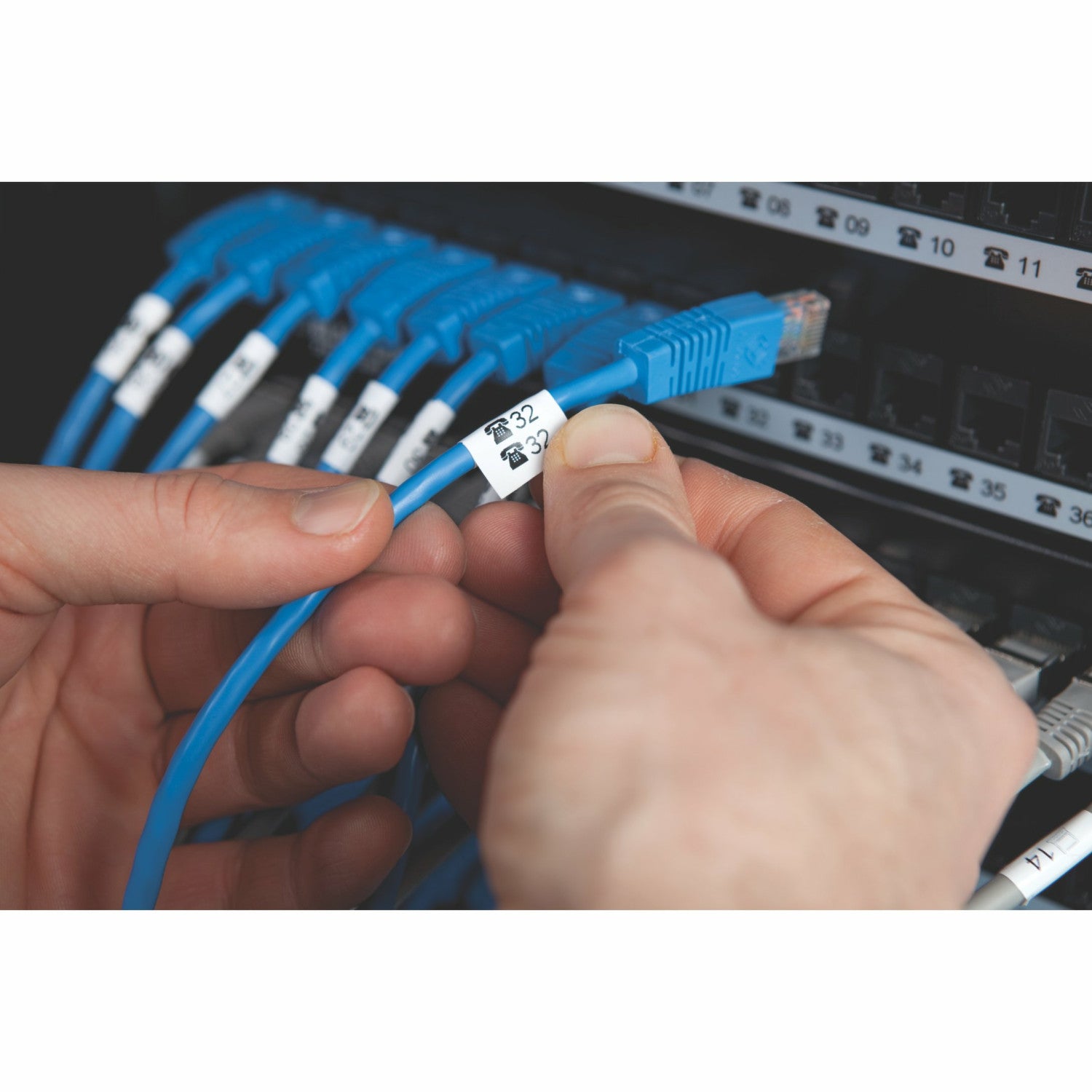 DYMO 18488 nastro per etichettatrice Nero su bianco