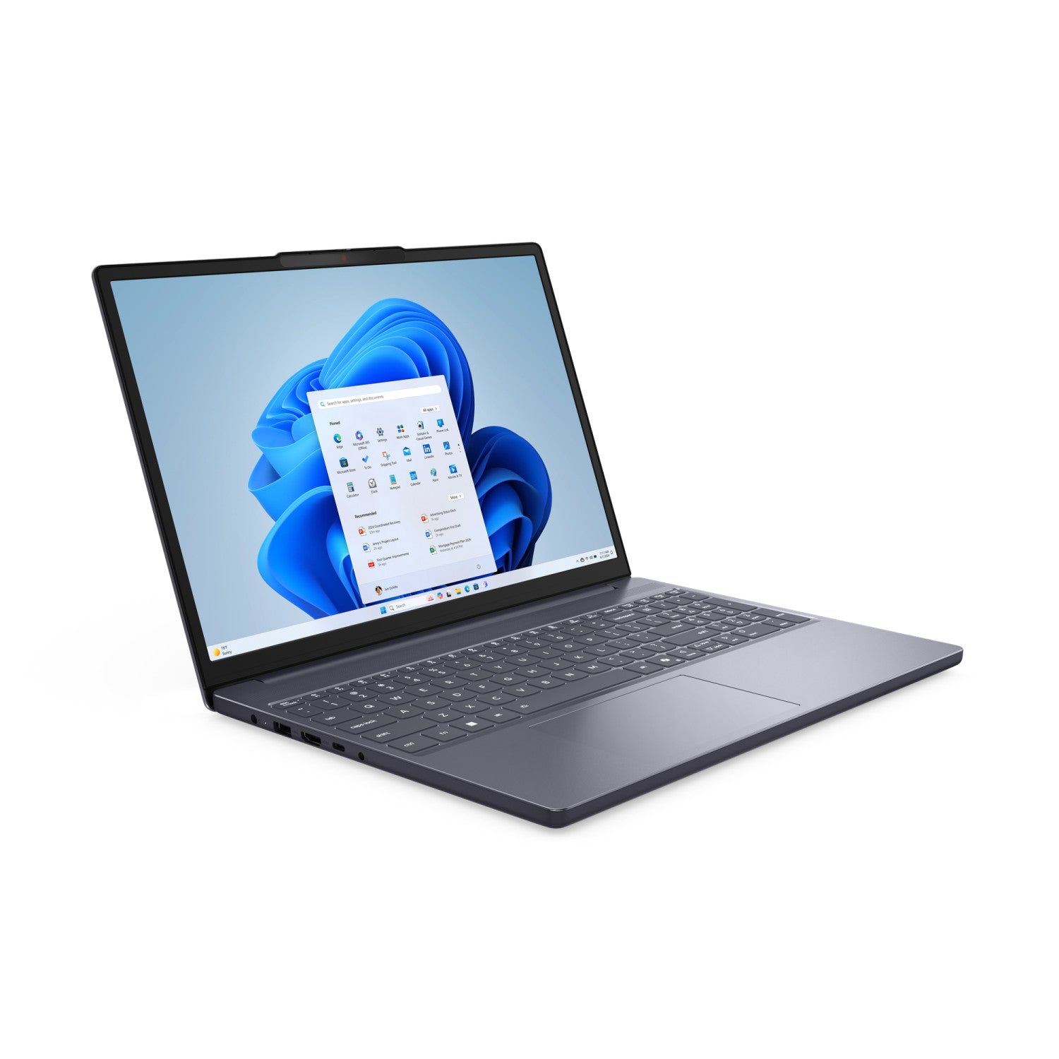 Lenovo IdeaPad Slim 3 15ARP10 AMD Ryzen 5 150 Computer portatile 38,9 cm (15.3") WUXGA 8 GB DDR5-SDRAM 512 GB SSD Wi-Fi 6 (802.11ax) Windows 11 Home Italiano Grigio