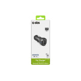 SBS Mini caricatore auto 5 Watt Ricarica standard con porta USB universale