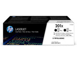 HP 201X 2 Pack High Yield Black Original LaserJet Toner Cartridges Cartuccia Toner 2 pz