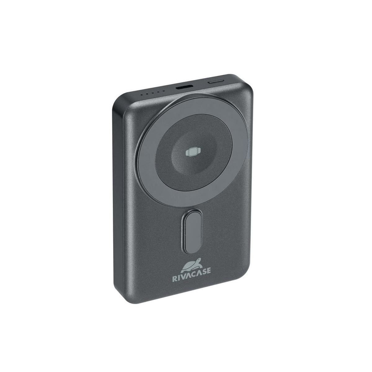 Rivacase VA2608 batteria portatile Polimeri di litio (LiPo) 10000 mAh Carica wireless Nero, Grigio