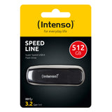 Intenso Speed Line unità flash USB 512 GB USB tipo A 3.2 Gen 1 Nero