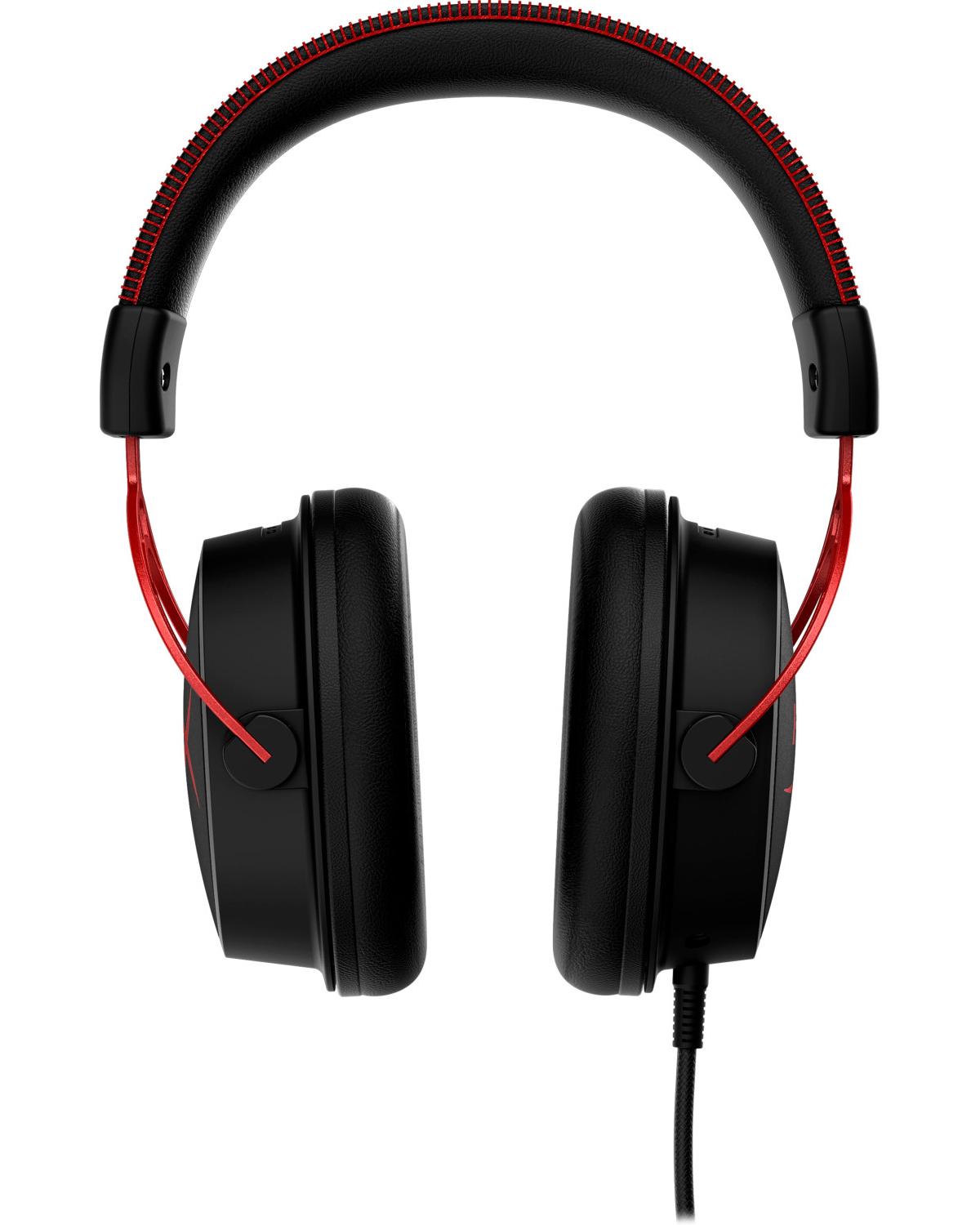 HyperX Cloud Alpha da Gaming Headset Cuffie Cablato a Padiglione Nero Rosso