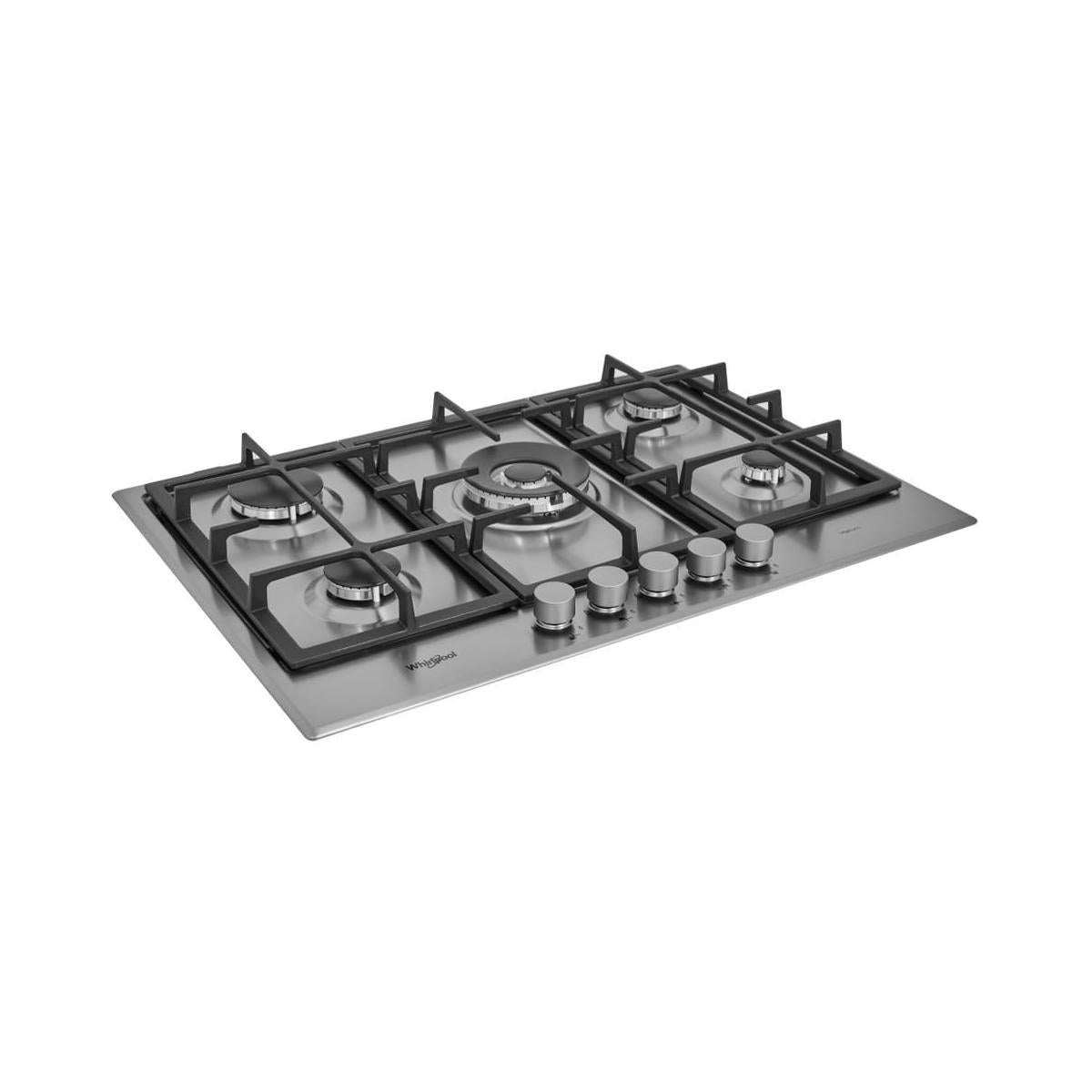 Whirlpool GMR 7522/IXL Piano Cottura Acciaio Da Incasso Gas 5 Fornelli