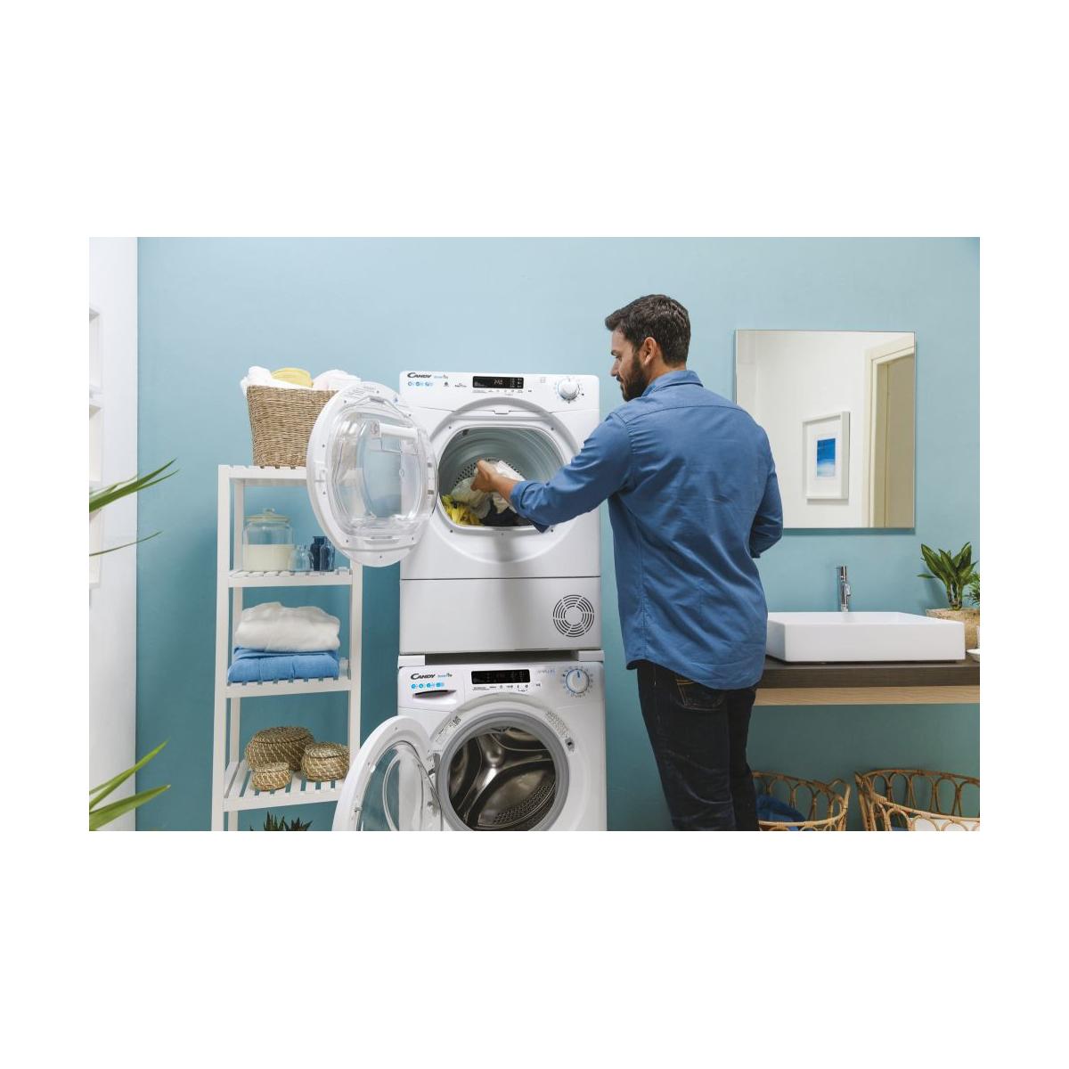 Candy Asciugatrice CSOEH10A2DES Smart Pro Libera Installazione 10 kg A Bianco