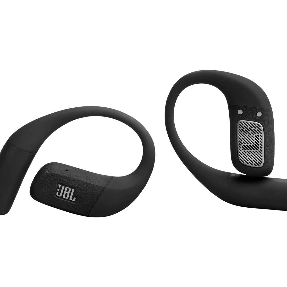 JBL Endurance Zone Cuffie Sportive Open-Ear True Wireless con Archetto Ergonomico, colore Nero e grigio