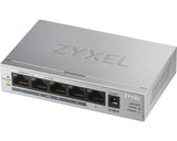 Zyxel GS1005HP Non gestito Gigabit Ethernet (10/100/1000) Supporto Power over Ethernet (PoE) Argento