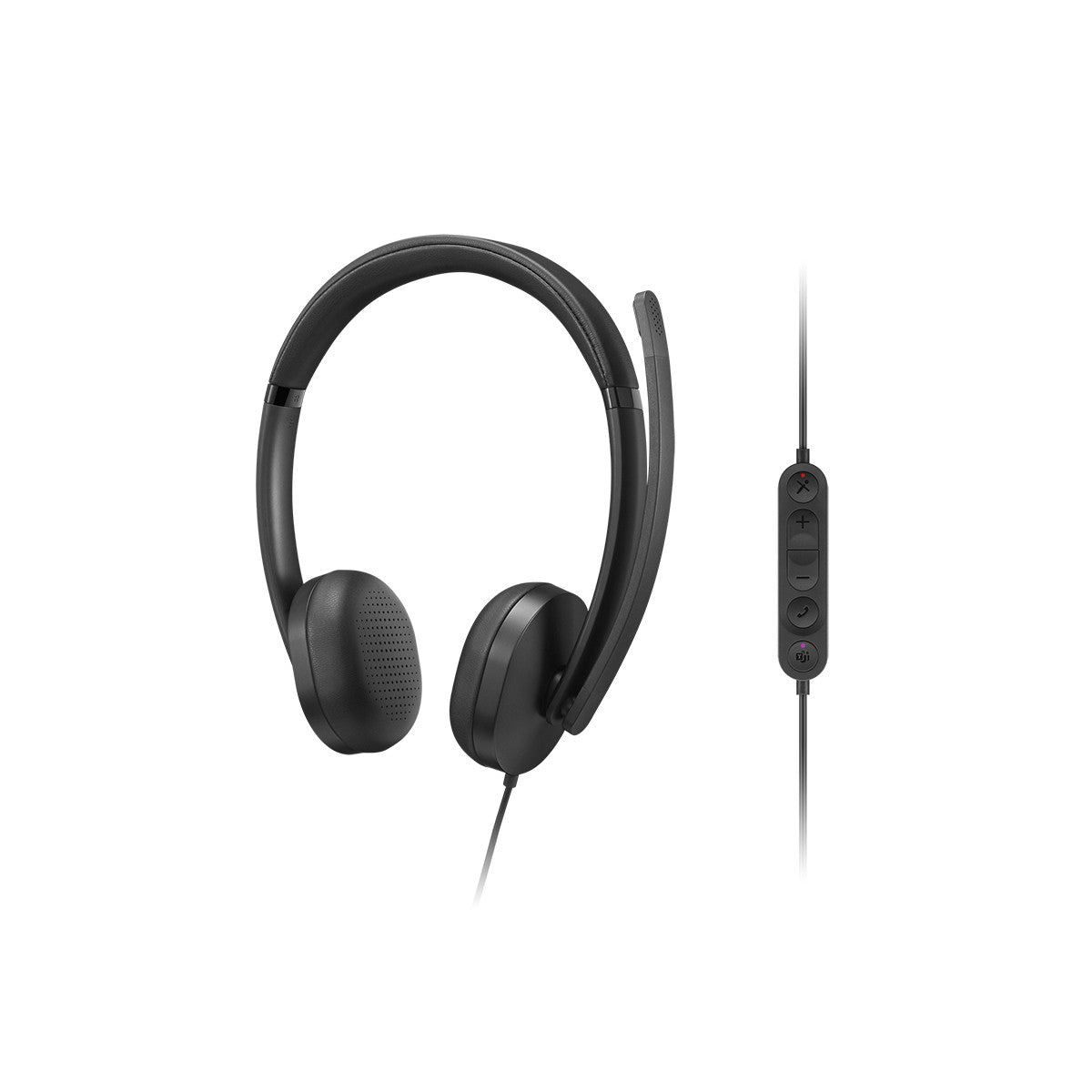Lenovo VoIP Headset 5000 Auricolare Cablato A Padiglione Ufficio USB tipo-C Nero