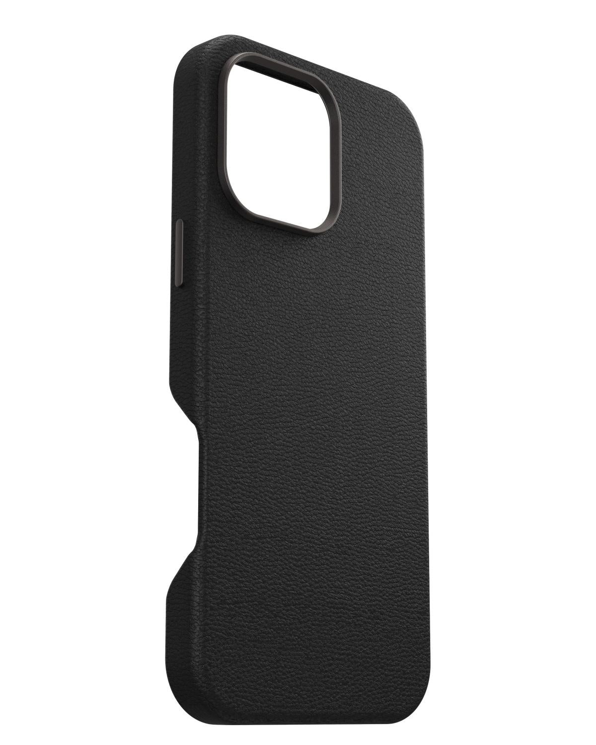 OtterBox Symmetry Series Cactus Leather per MagSafe per iPhone 16 Pro Max Noir Ash custodia