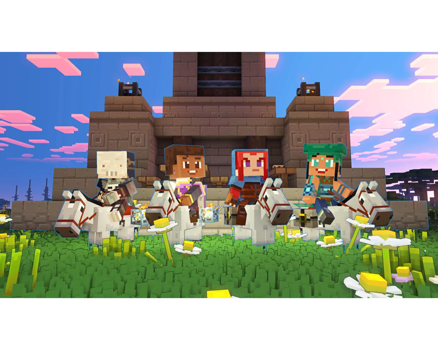 Nintendo Minecraft Legends Deluxe Edition Cinese semplificato Tedesca DUT Inglese ESP Francese ITA Giapponese Coreano Portoghese Russo Nintendo Switch
