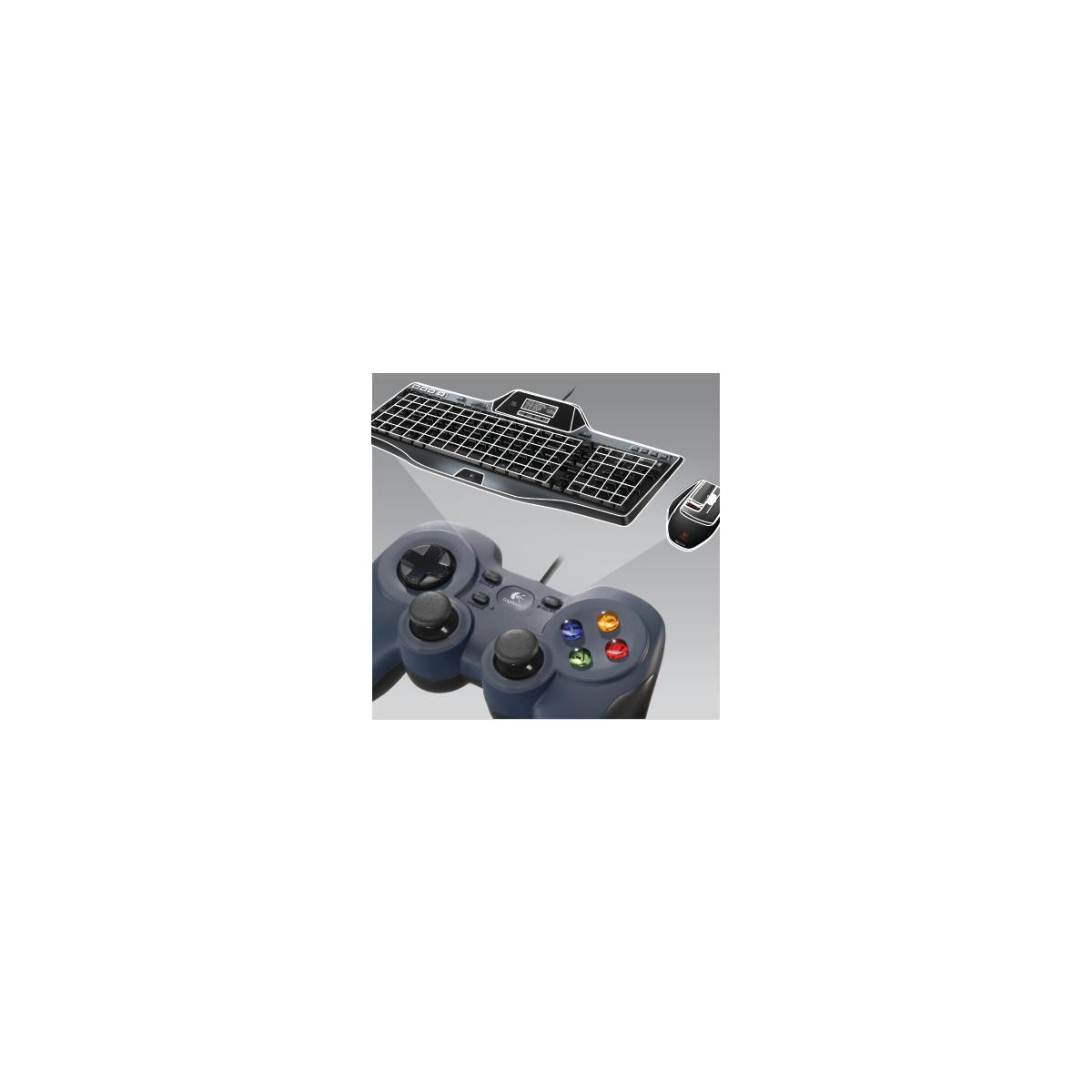 Logitech G F310 Nero, Blu, Multicolore USB 2.0 Gamepad Analogico/Digitale PC