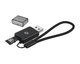 Conceptronic BIAN07B lettore di schede USB 3.2 Gen 1 3.1 Gen 1 Type-A Nero