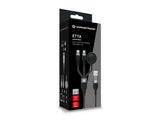 Conceptronic ETTA08B15 cavo USB USB 2.0 1,5 m USB A 2 x USB C Nero