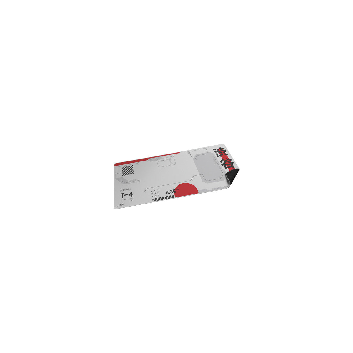 Trust GXT 759 XXL Tappetino per mouse per gioco da computer Nero, Grigio, Rosso, Bianco