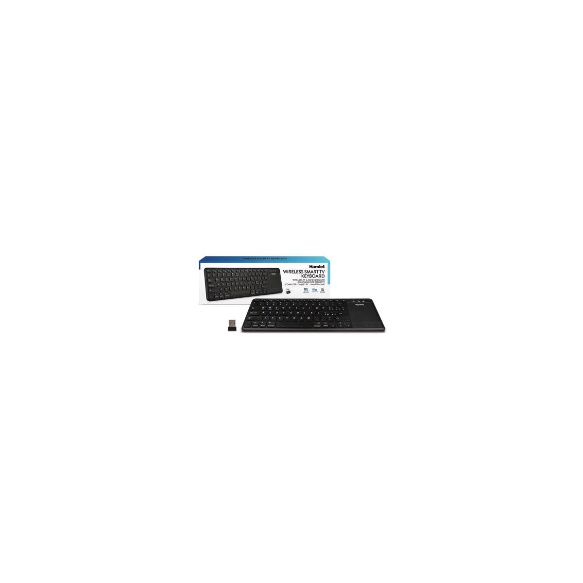 Hamlet XKK400ITA tastiera RF Wireless QWERTY Italiano Nero