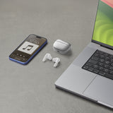 Cellularline Key Pro Auricolari Bluetooth con custodia di ricarica, display LED e funzione ENC