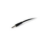 StarTech.com 2m 3.5mm/3.5mm cavo audio Nero