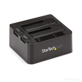StarTech.com SDOCK2U313 docking station per unità di archiviazione USB 3.2 Gen 2 (3.1 Gen 2) Type micro-B Nero