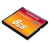 Transcend TS8GCF133 memoria flash 8 GB CompactFlash MLC