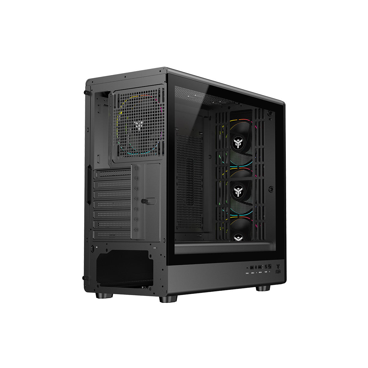 itek MESHCORE 36B Tower Nero Case per PC