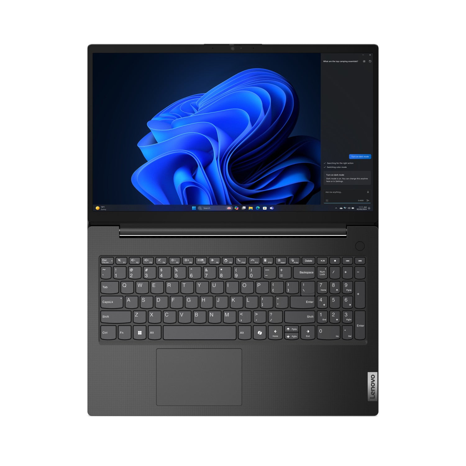 Lenovo V15 G5 IRL Intel Core i5 i5-13420H Computer portatile 39,6 cm (15.6") Full HD 8 GB DDR5-SDRAM 512 GB SSD Wi-Fi 6 (802.11ax) Italiano Nero