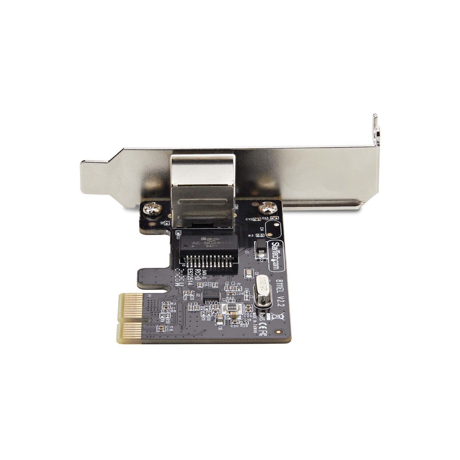 StarTech.com Scheda di rete PCIe Gigabit a 1 porta, scheda NIC a basso profilo, adattatore di rete LAN PCI Express 10/100/1000Mbps, Realtek RTL8111H, Windows e Linux, conforme a TAA