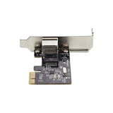 StarTech.com Scheda di rete PCIe Gigabit a 1 porta, scheda NIC a basso profilo, adattatore di rete LAN PCI Express 10/100/1000Mbps, Realtek RTL8111H, Windows e Linux, conforme a TAA