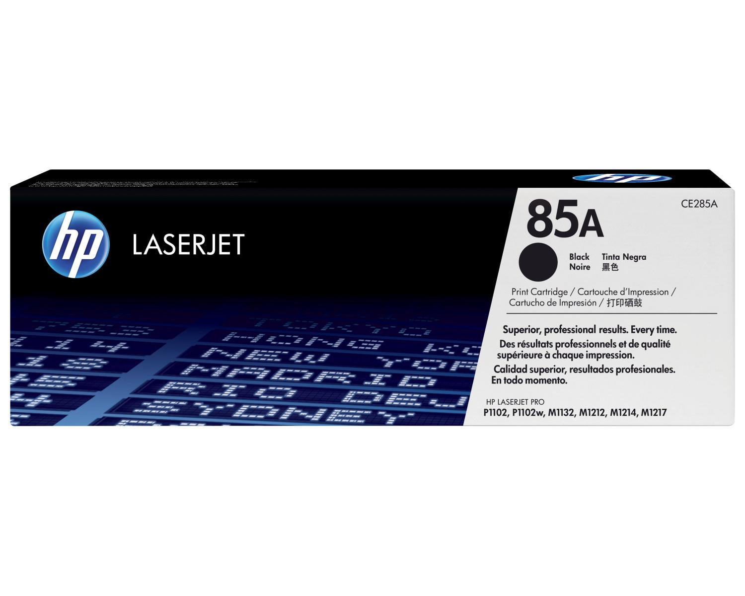HP 85A Black Original LaserJet Toner Cartridge cartuccia toner 1 pz
