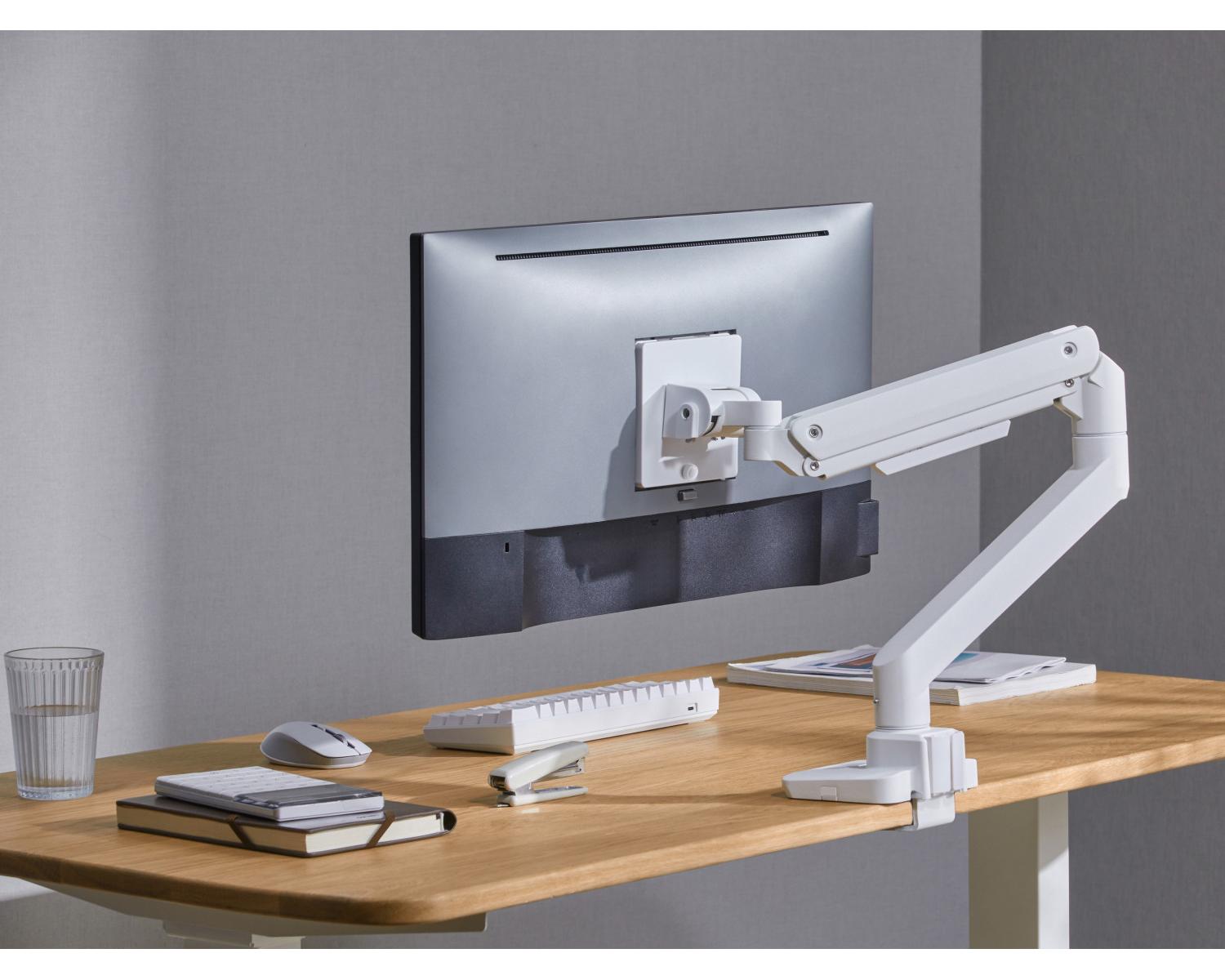 Equip 650181 supporto da tavolo per Tv a schermo piatto 124,5 cm (49") Bianco Scrivania