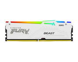 Kingston Technology FURY Beast 32GB 6000MT s DDR5 CL30 DIMM Kit da 2 moduli White RGB EXPO