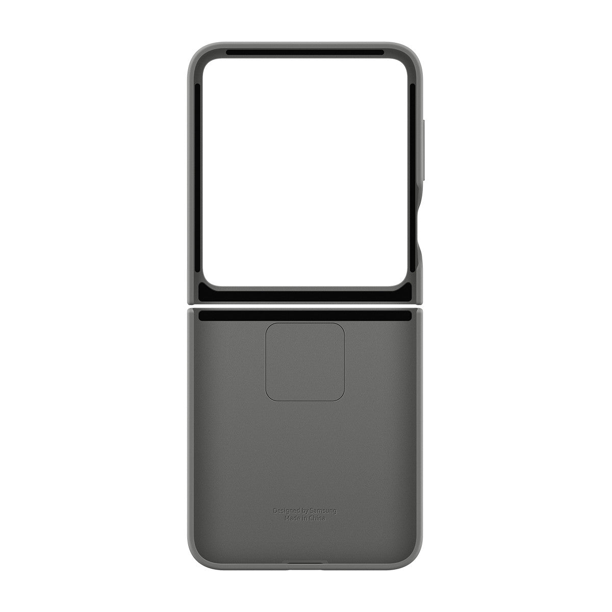 Custodia Silicone Case con Ring Samsung EF-PF741TJEGWW per Galaxy Z Flip 6 Grigio