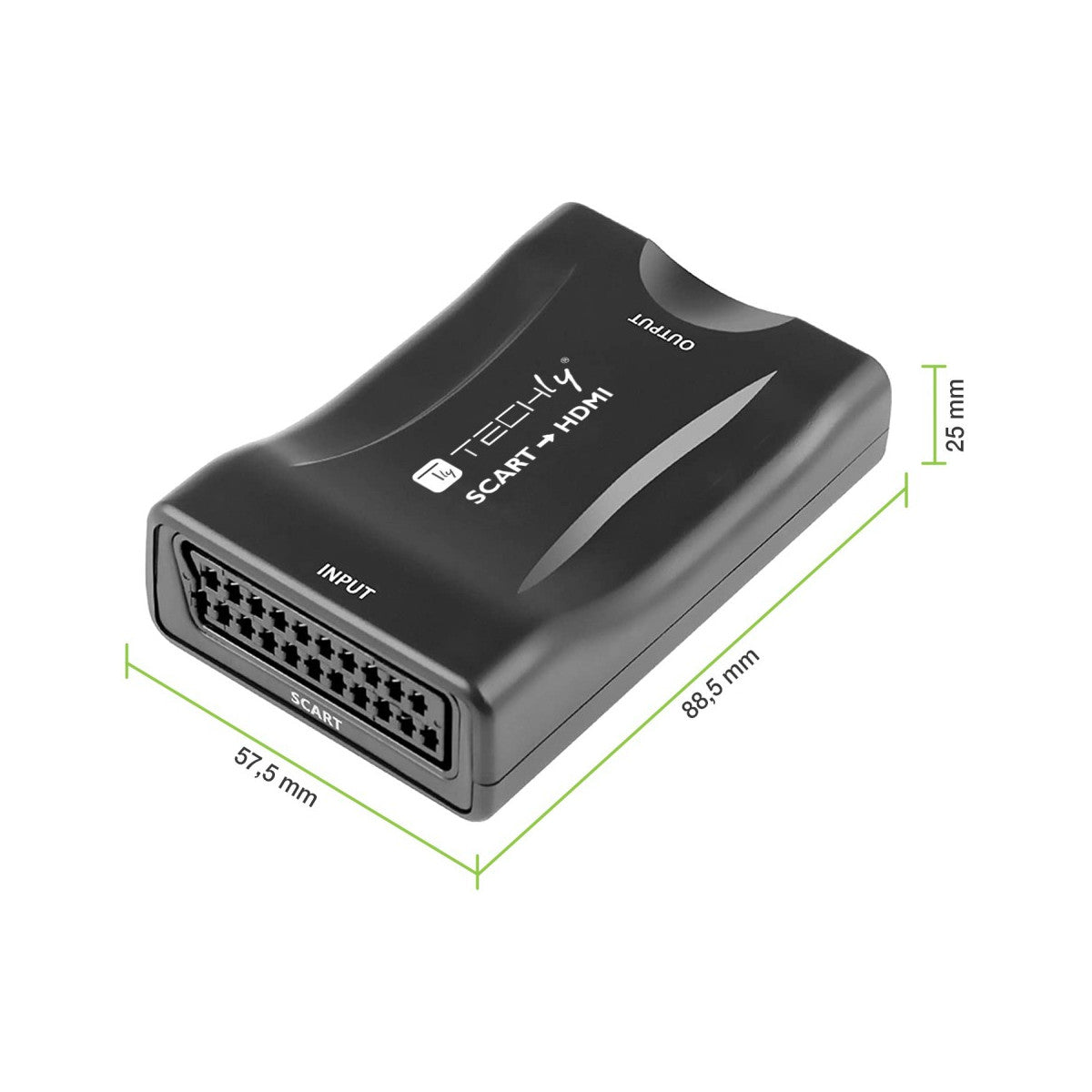 Techly IDATA SCART-HDMI3 convertitore video 1920 x 1080 Pixel