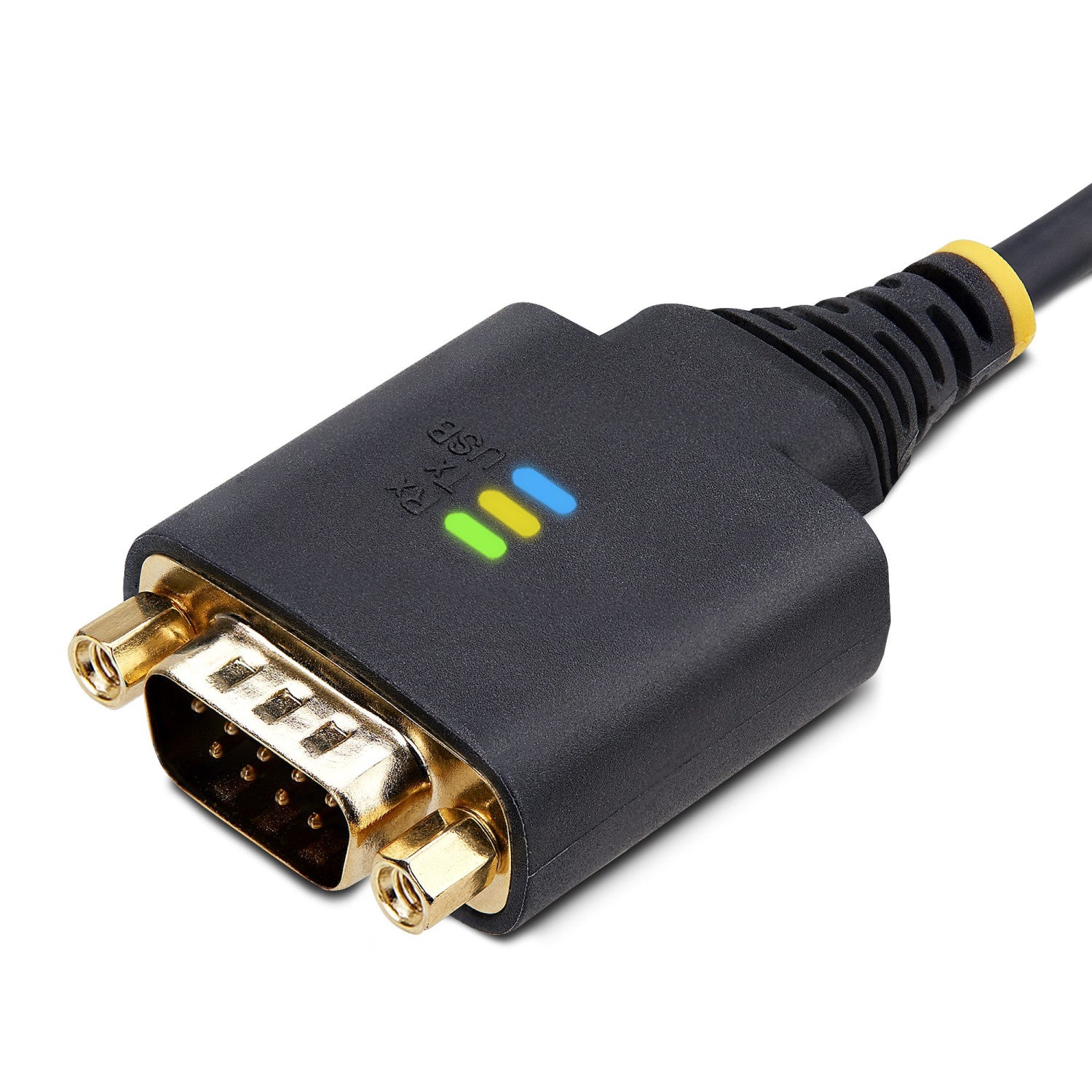 StarTech.com Cavo da USB a seriale 1m, Ritenzione COM, Viti/dadi intercambiabili, Adattatore USB-A a DB9 RS232 Protezione ESD, Windows/macOS/Linux