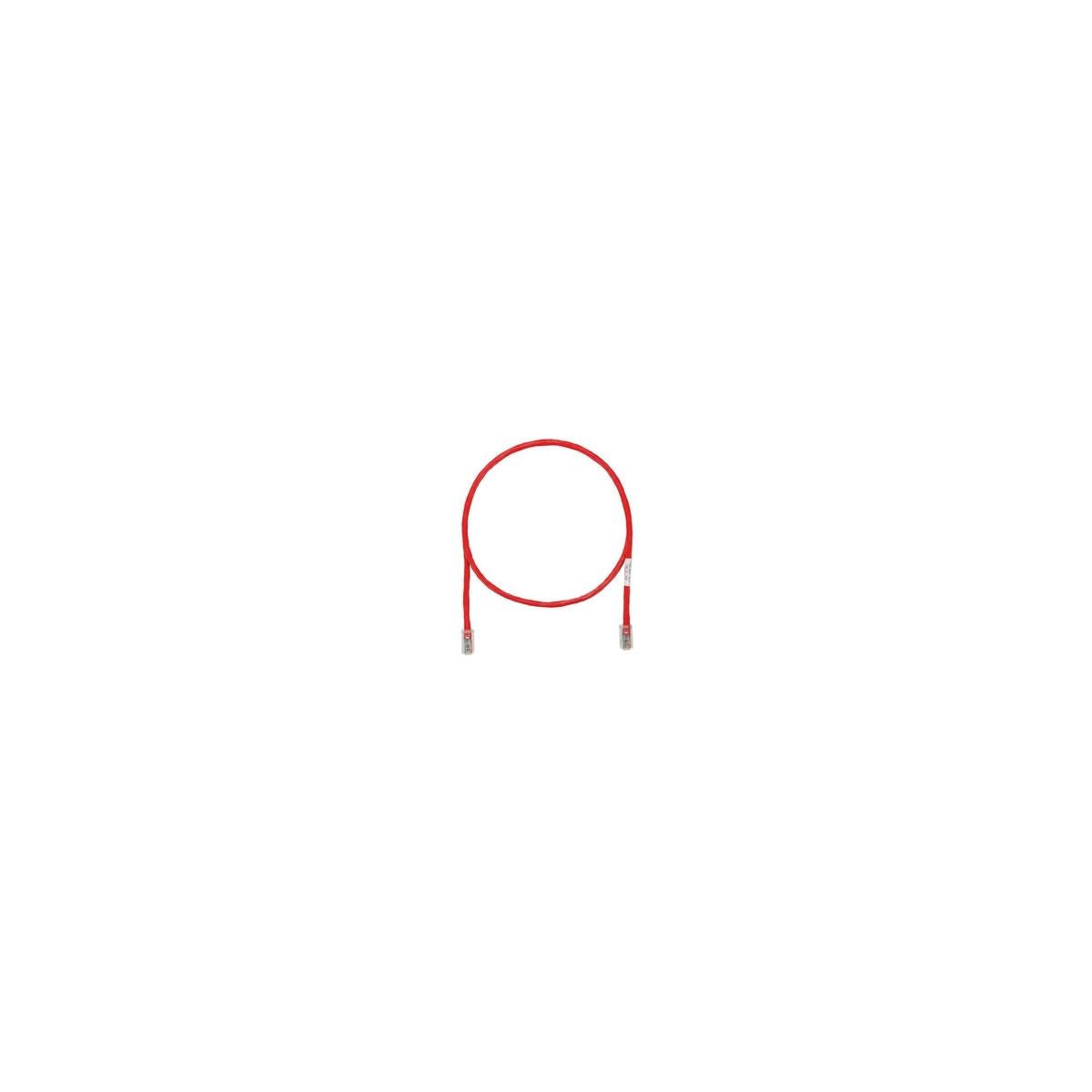 Panduit Cat6A F/UTP RJ45 cavo di rete Rosso 3 m F/UTP (FTP)
