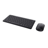 Trust Lyra Tastiera Mouse Incluso RF senza Fili con Bluetooth QWERTY Italiano Nero