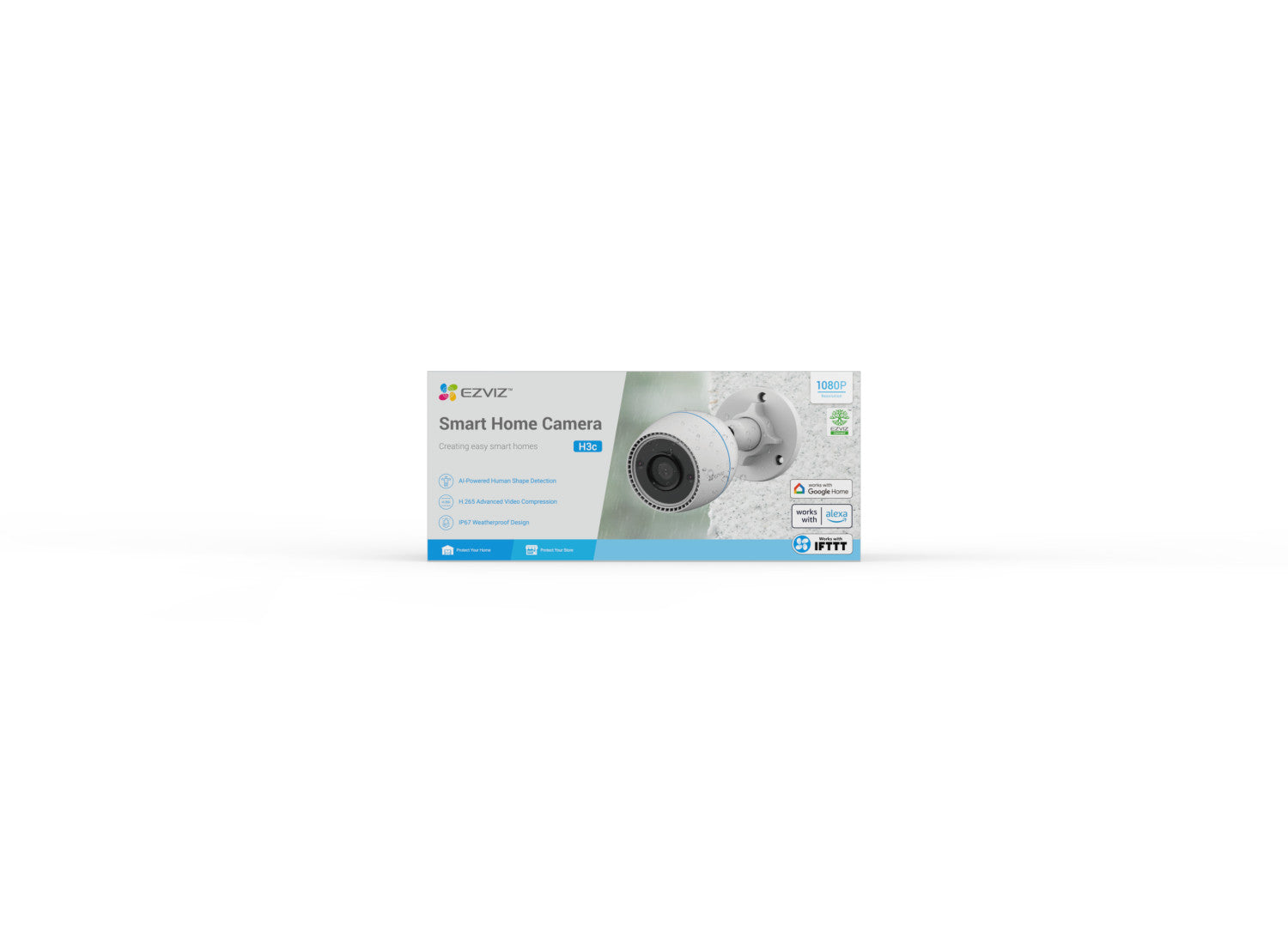 EZVIZ H3c Pallottola (forma) Telecamera di sicurezza IP Esterno 1920 x 1080 Pixel Parete