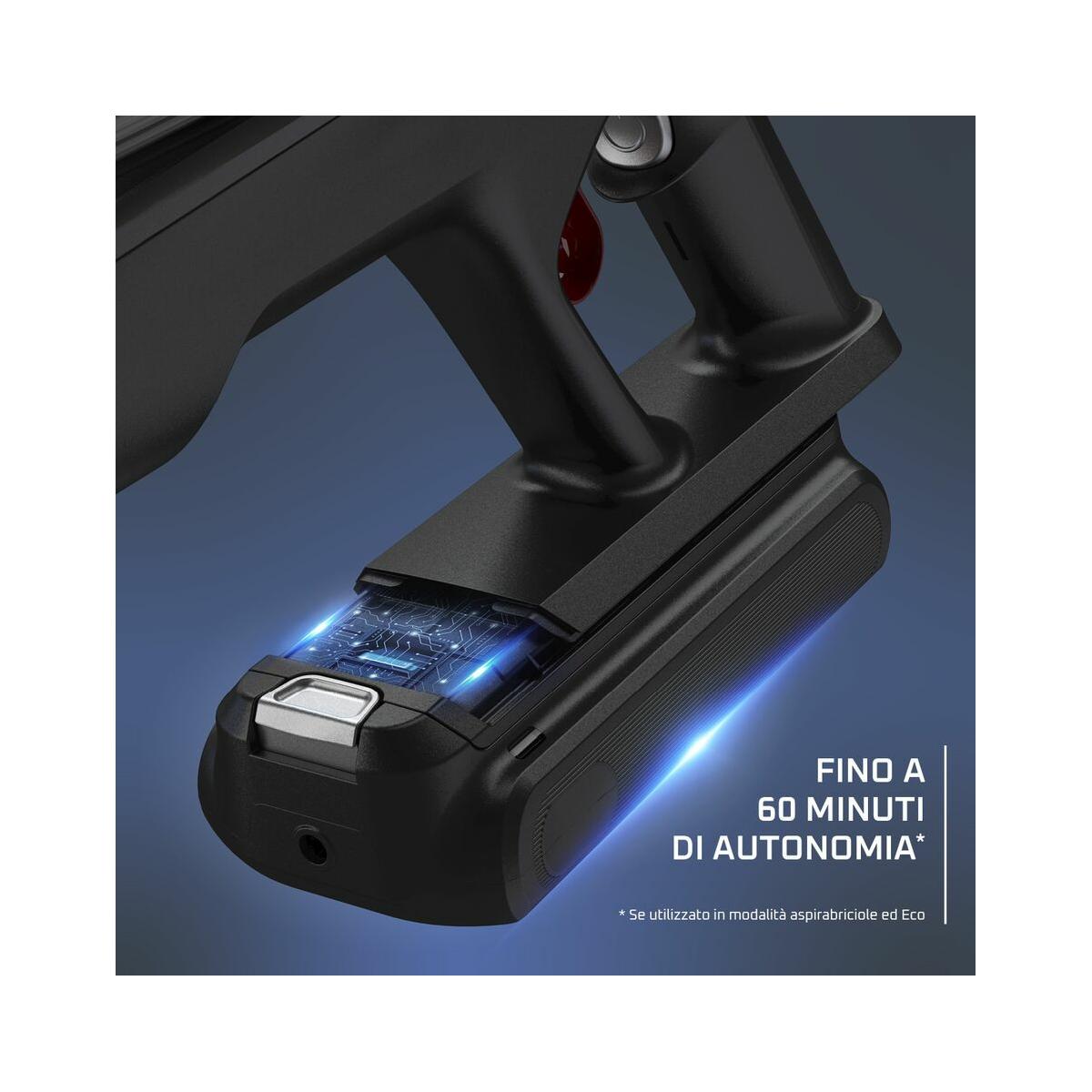 Rowenta RH9A32 Aspirapolvere a bastone 2 in 1 Batteria Secco Senza sacchetto Alluminio Verde
