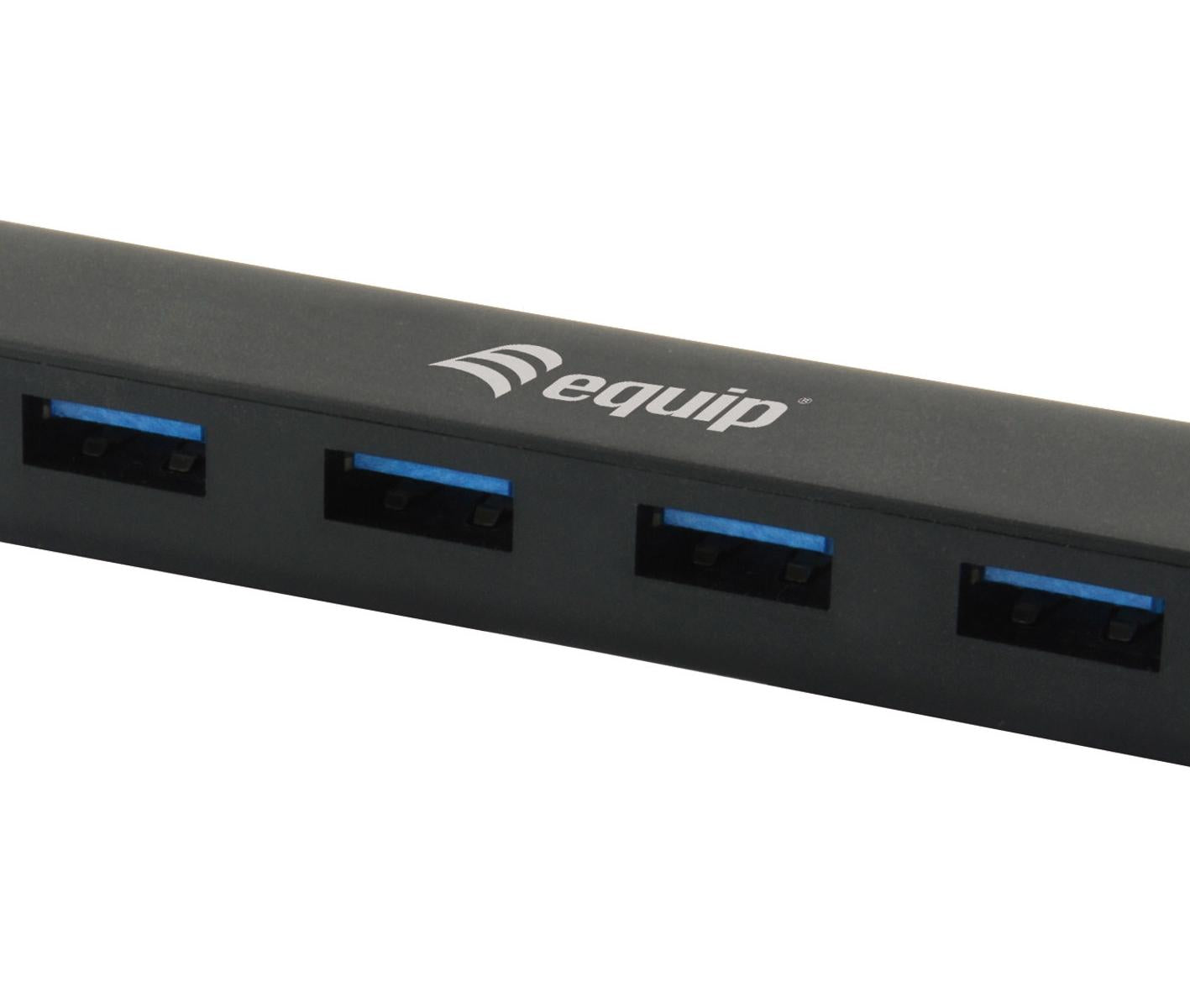 Equip 128954 hub di interfaccia USB 3.2 Gen 1 (3.1 Gen 1) Type-C 5000 Mbit/s Nero