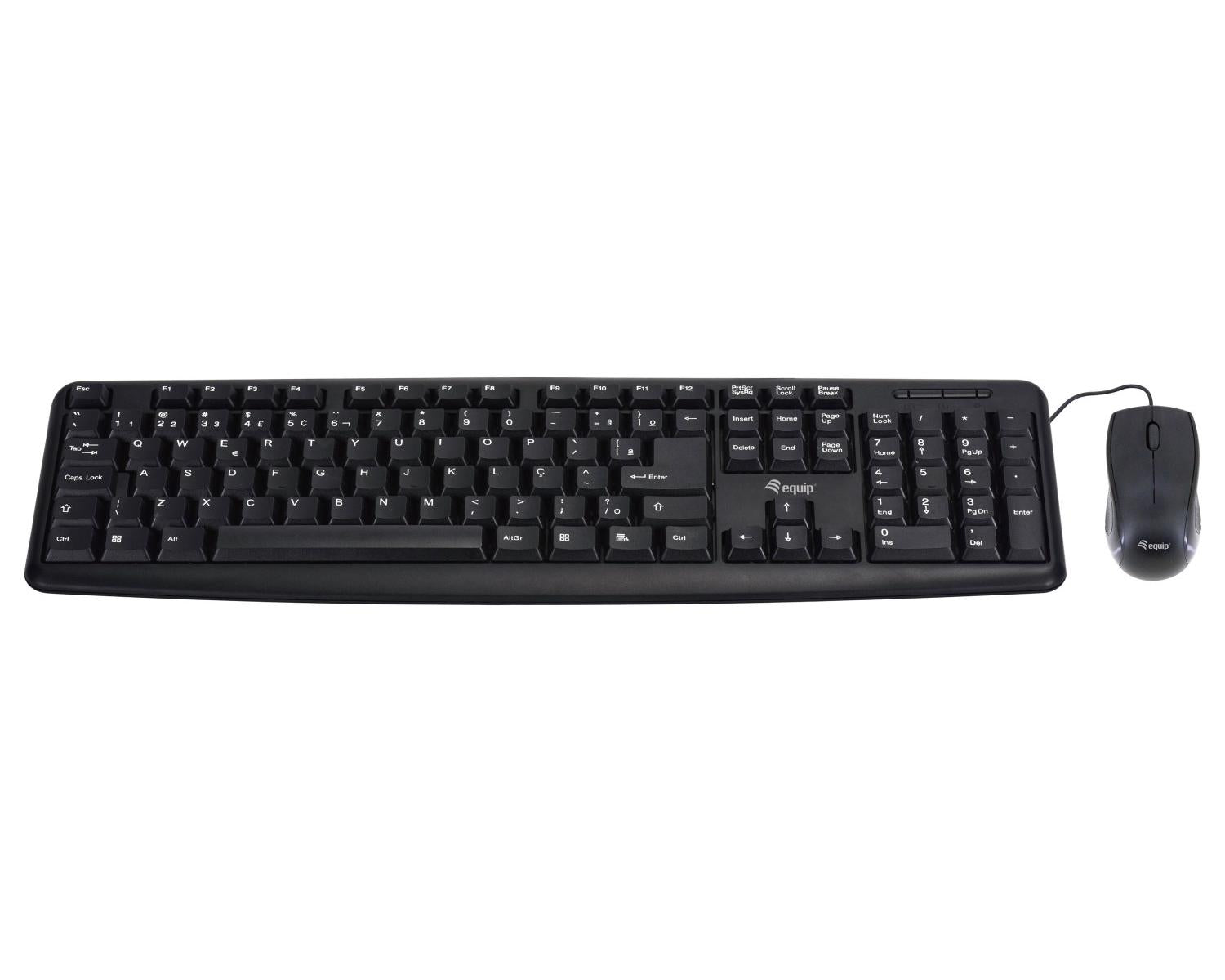 Equip 245203 tastiera Mouse incluso USB QWERTY Italiano Nero