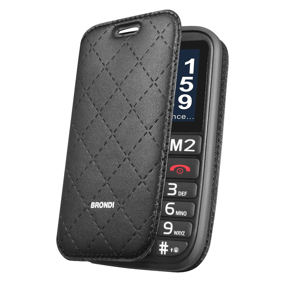 Brondi Amico Stiloso Telefono Cellulare Dual Sim Nero
