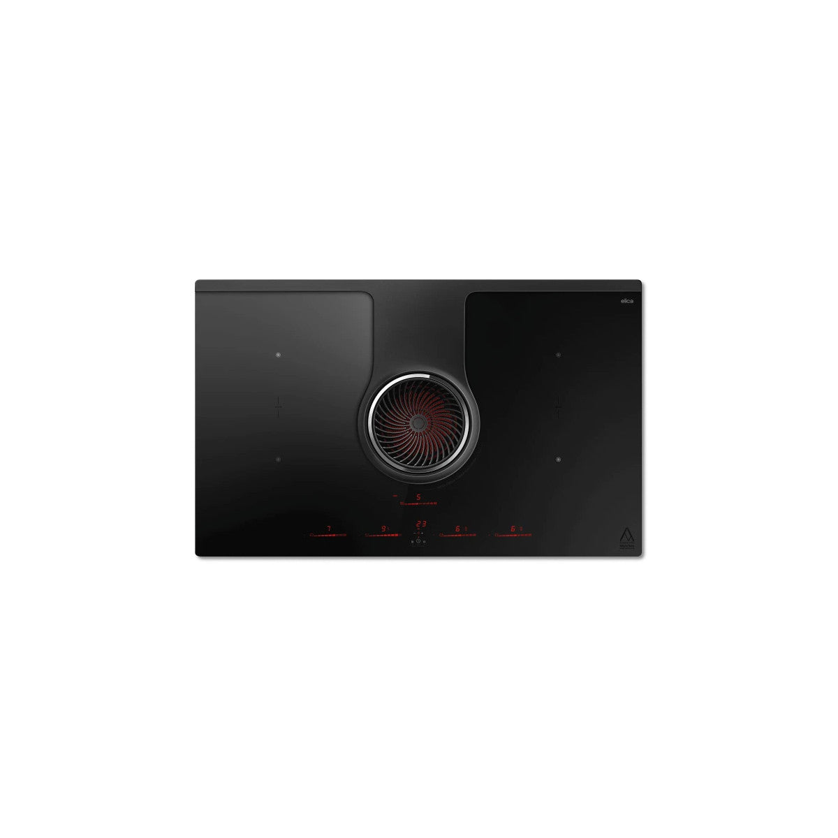Elica NikolaTesla One HP EVO BL/A/83 Nero Da incasso 83 cm Piano cottura a induzione 4 Fornelli Cappa da incasso