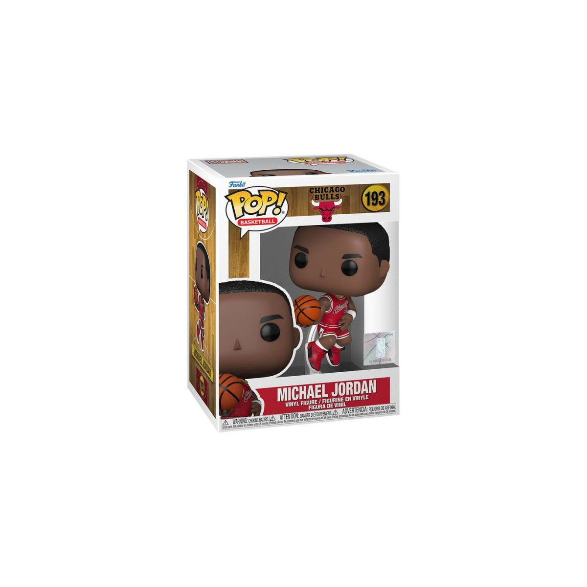 Funko Pop NBA Legends - Figura in Vinile Michael Jordan (Rookie Season) - Chicago Bulls N. 193 - 9 cm