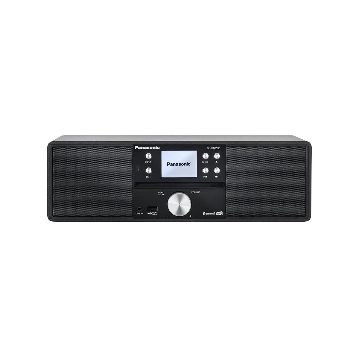 Panasonic SC-DM202EG-K Micro Hifi DAB Mini Impianto Audio Domestico 24 W Nero