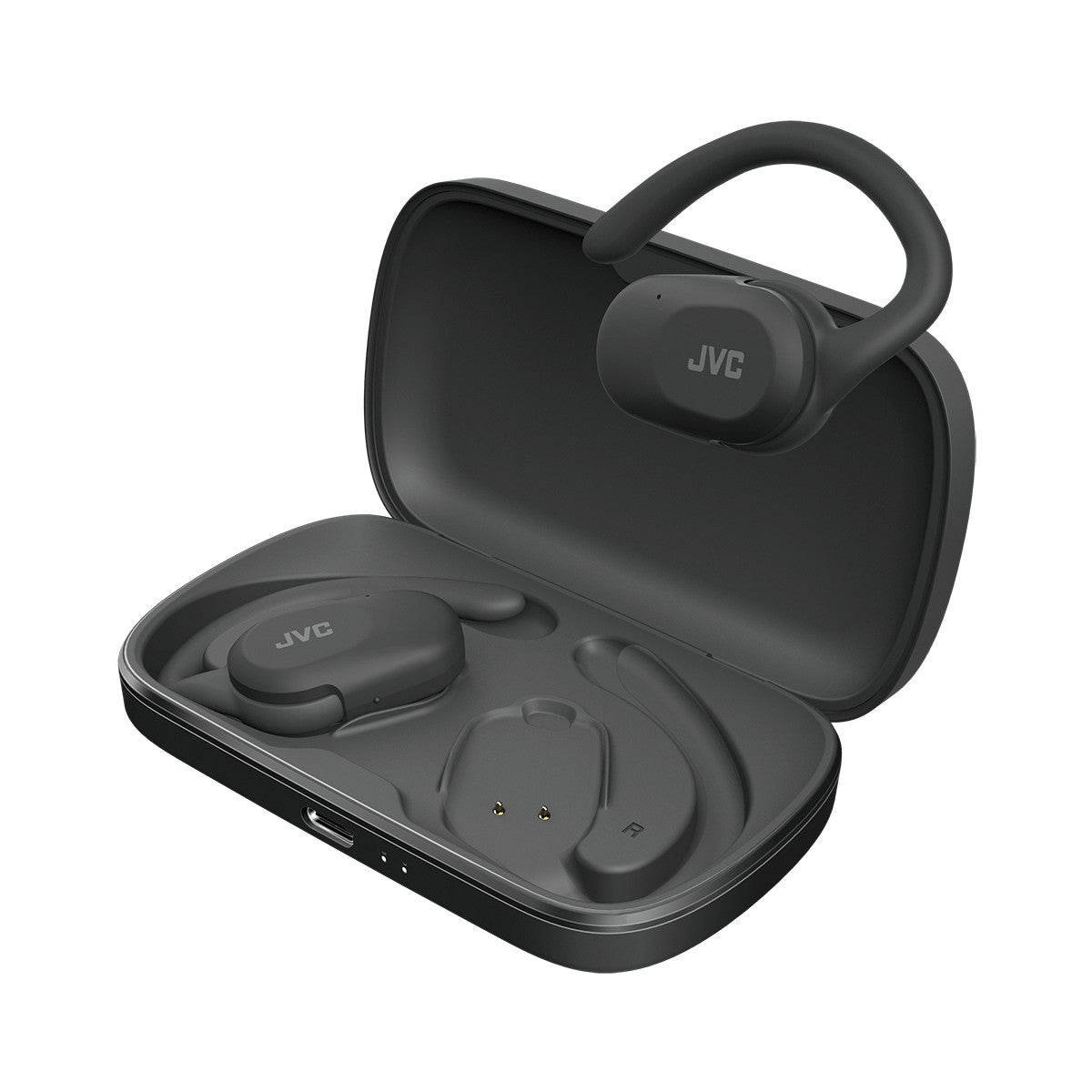 JVC HA-NP40T Auricolare True Wireless Stereo (TWS) A clip Musica e Chiamate Bluetooth Nero