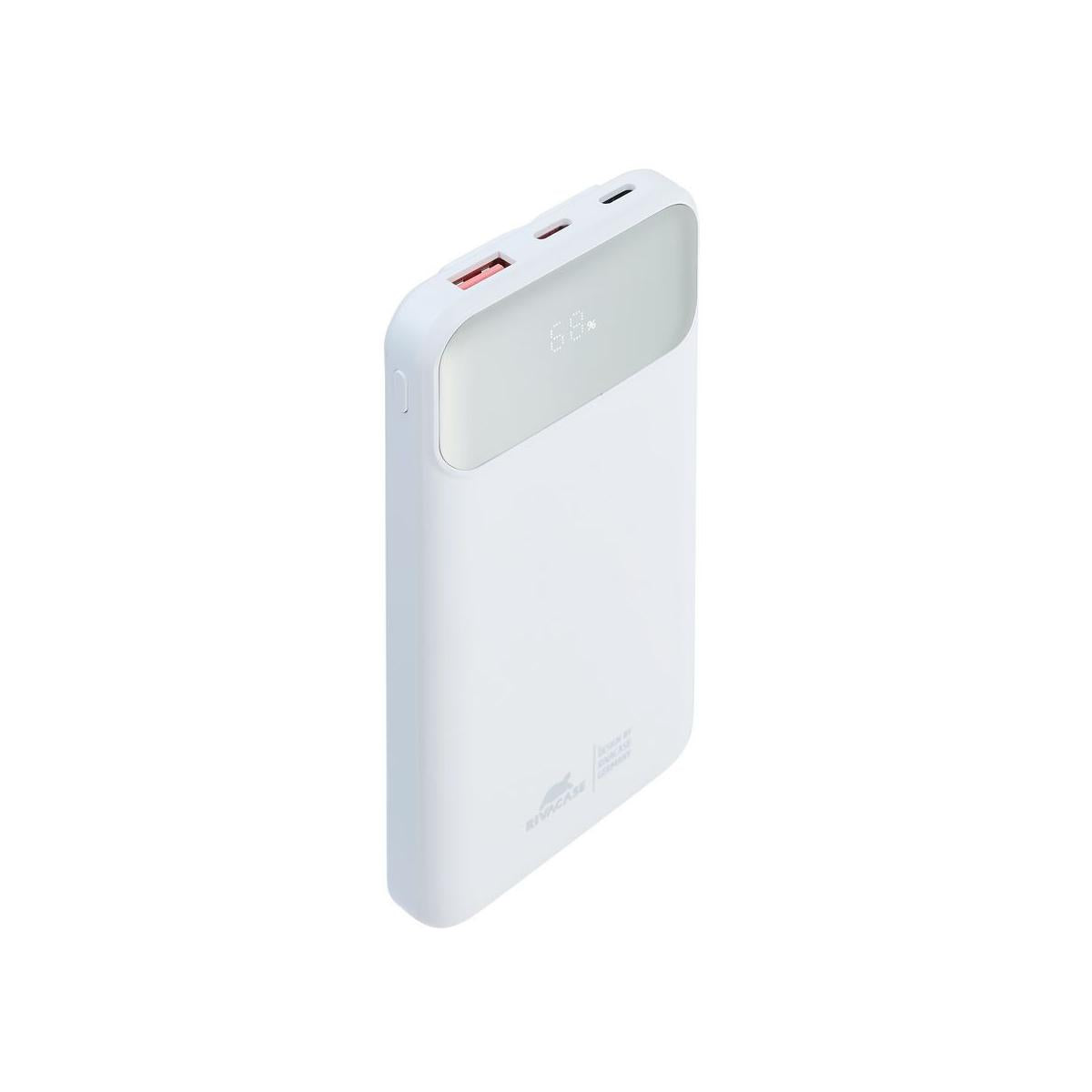 Rivacase VA2211WH batteria portatile Polimeri di litio (LiPo) 10000 mAh Bianco