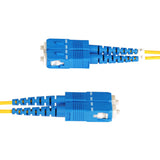 StarTech.com Cavo in fibra ottica duplex monomodale OS2 da LC a SC (UPC) da 2 m, 9/125µm, 100G, Insensibile alla piegatura, Bassa perdita di inserzione, Cavo patch in fibra LSZH