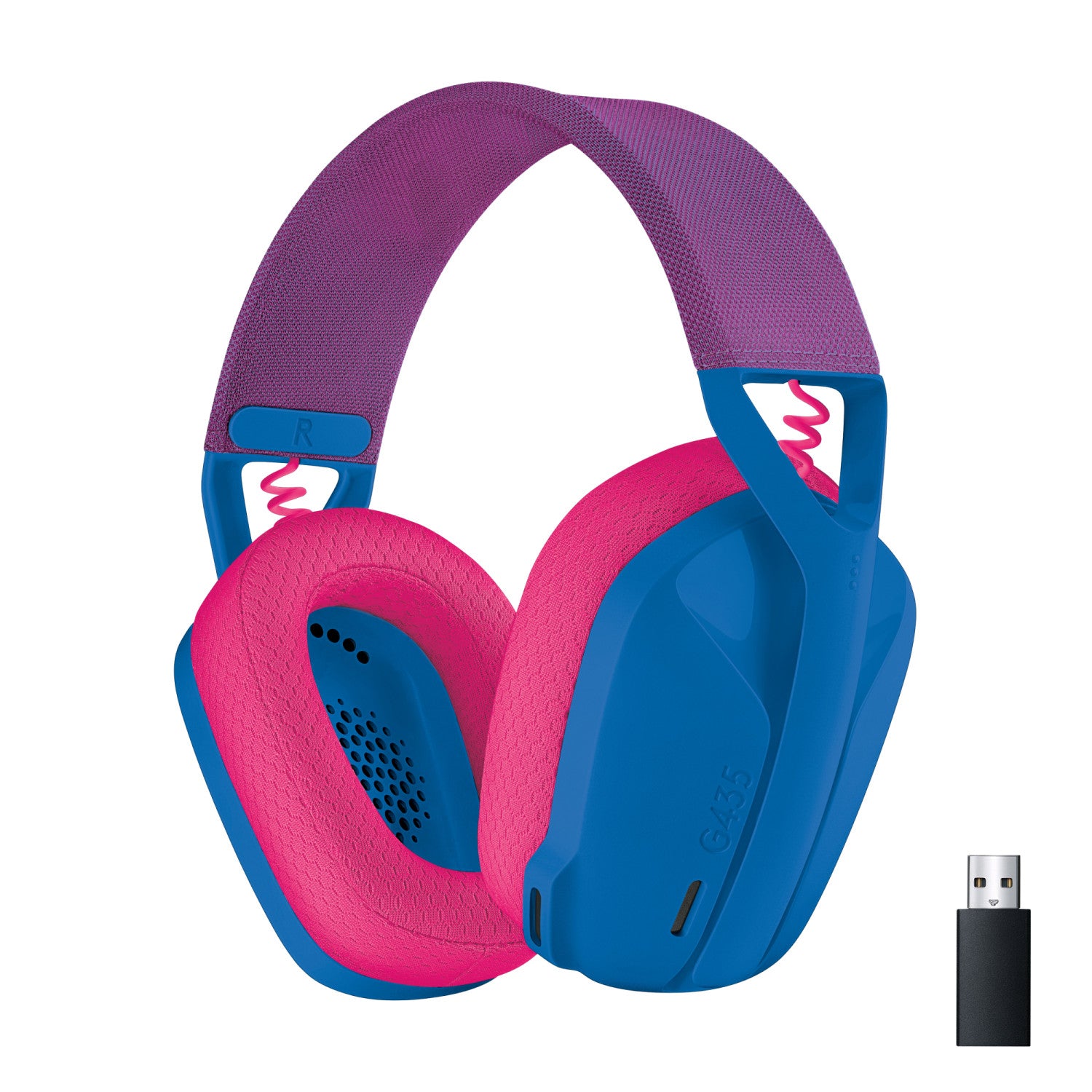 Logitech G Logitech G435 LIGHTSPEED Cuffie Gaming Wireless Bluetooth per PC PS4 PS5 Smartphone Blu