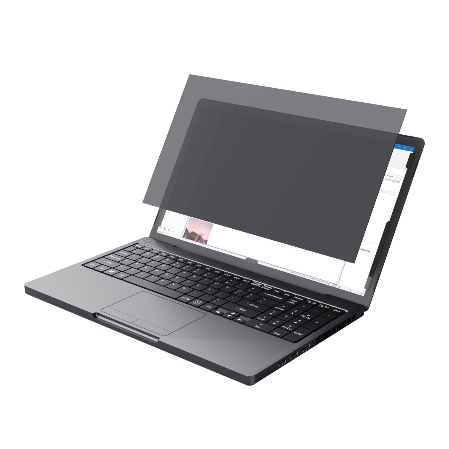 Trust Primo Filtro per la Privacy Senza Bordi per Display Notebook 15.6 Pollici