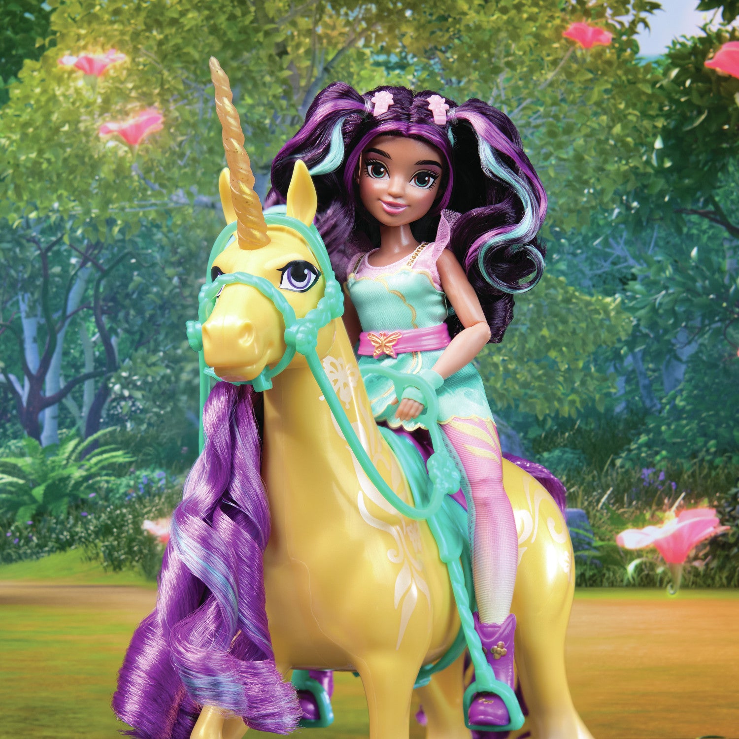 Spin Master 6067375 Unicorn Academy Leaf unicorno con accessori